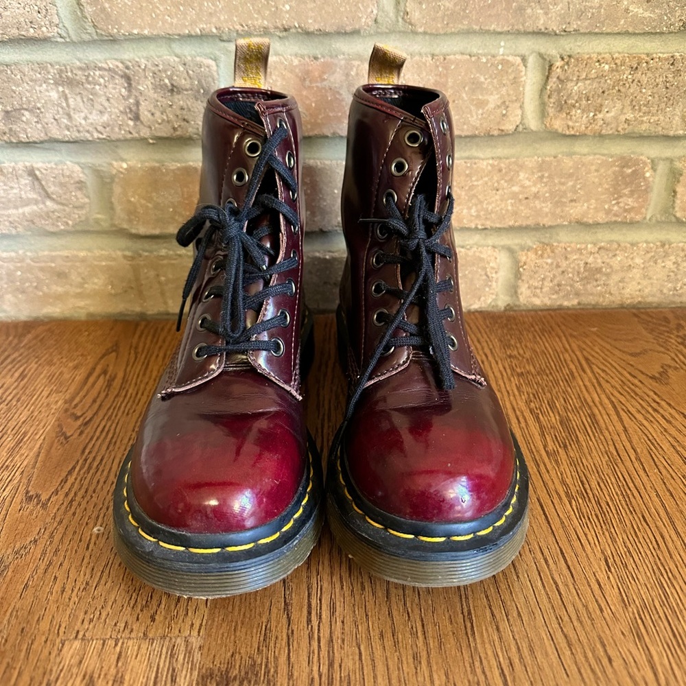 Dr Martens —  kids size, maroon